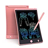 Arolun LCD Writing Tablet 8.5 Inch Colorful, LCD Graphic Drawing Board Magic Message Board Electronic Memo Pad with Pencil Gifts for Kids,Classroom,Office,Home,Kitchen (Pink).