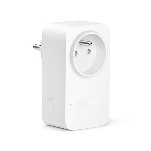Amazon Smart Plug (Prise connectée WiFi), Fonctionne avec Alexa, Appareil Certifié pour les humains