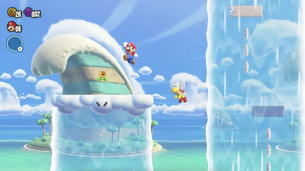 Des images du gameplay de Super Mario Bros Wonder