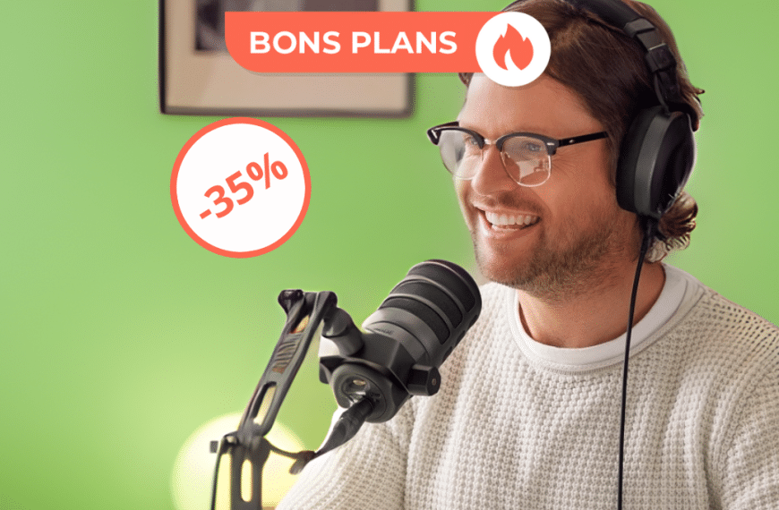 Le must-have pour vos podcasts : Une offre exceptionnelle de -35% sur l’accessoire ultime qui éblouira vos auditeurs !