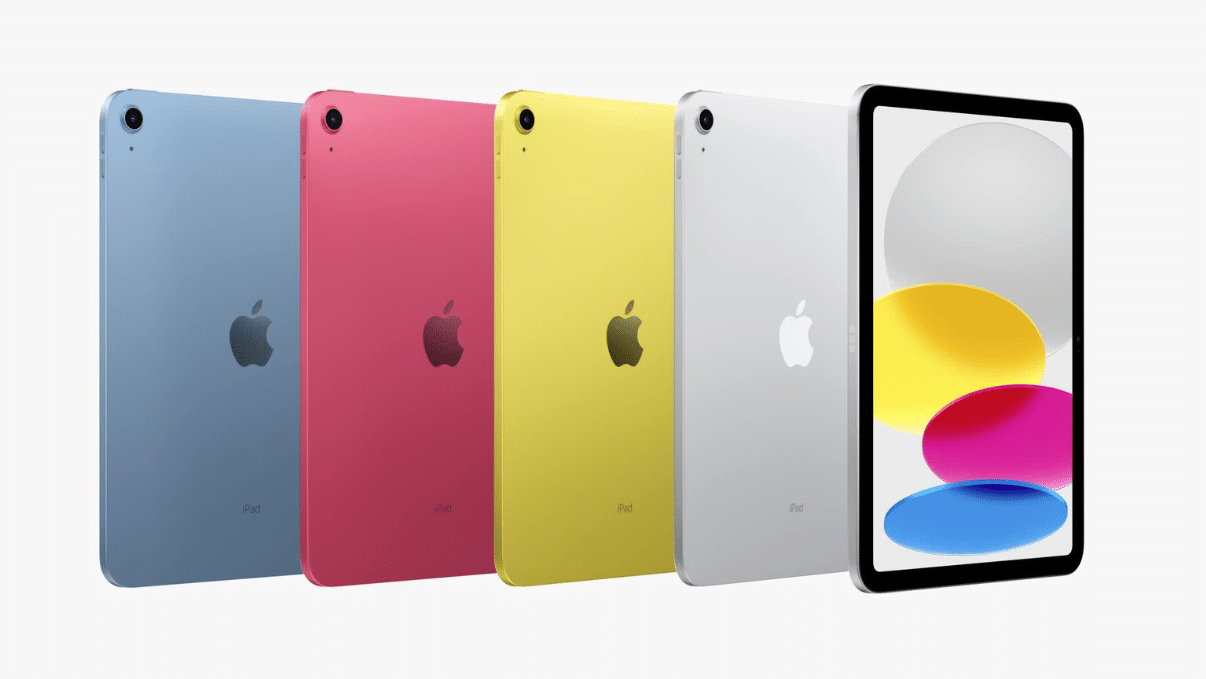 Les différentes couleurs de l'iPad 10